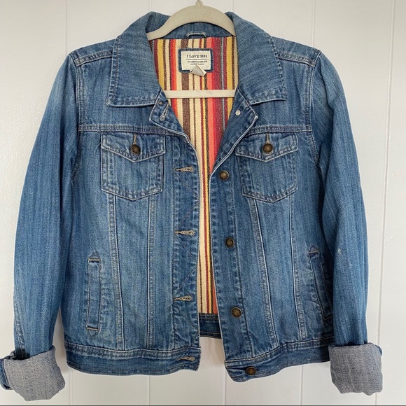 Hollister Jackets & Blazers - Blue jean jacket Large I Love H81